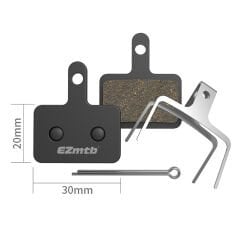 EZmtb Fren Balatası BP1001 - Yarı Metal