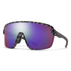 Smith Bobcat Gözlük - Matte Black Marble (Violet Mirror + Clear Lens)