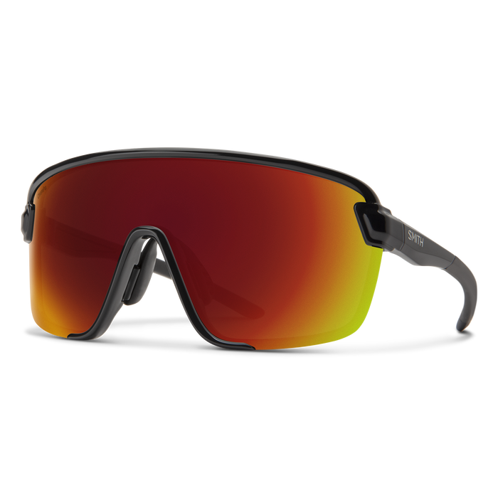 Smith Bobcat Gözlük - Black (Red Mirror + Clear Lens)