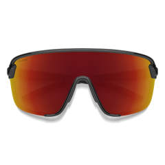 Smith Bobcat Gözlük - Black (Red Mirror + Clear Lens)