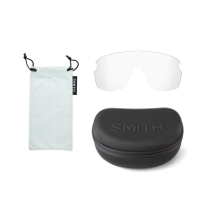 Smith Bobcat Gözlük - White (Black + Clear Lens)