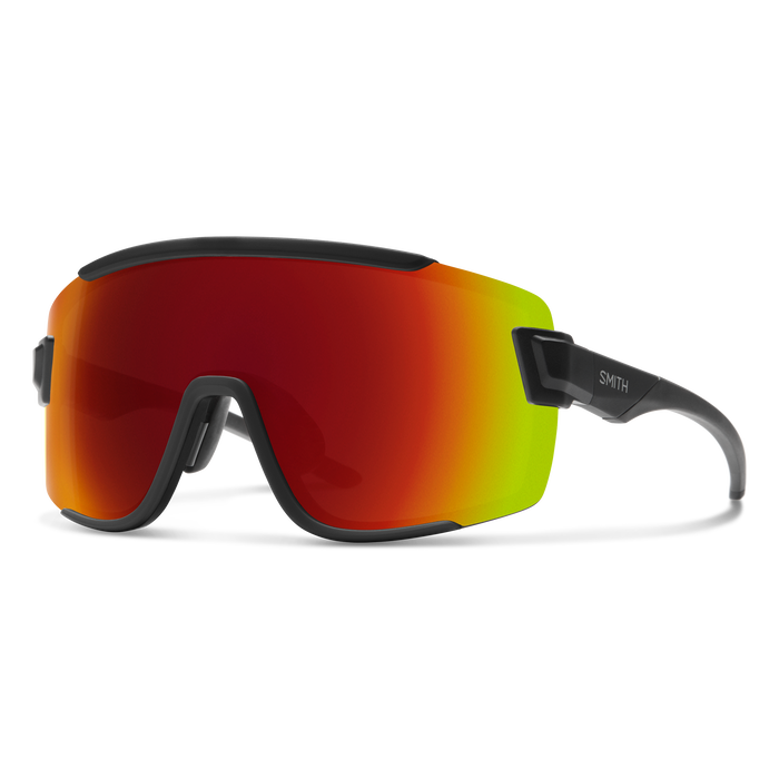 Smith Wildcat Gözlük - Matte Black (Red Mirror + Clear Lens)