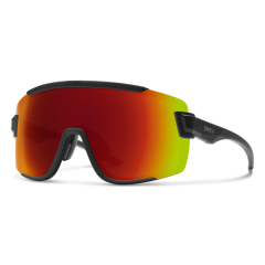 Smith Wildcat Gözlük - Matte Black (Red Mirror + Clear Lens)