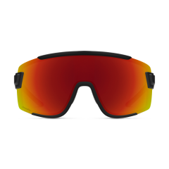 Smith Wildcat Gözlük - Matte Black (Red Mirror + Clear Lens)