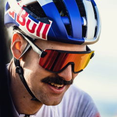 Smith Wildcat Gözlük - Matte Black (Red Mirror + Clear Lens)