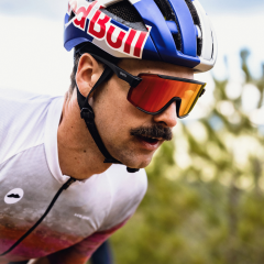 Smith Wildcat Gözlük - Matte Black (Red Mirror + Clear Lens)