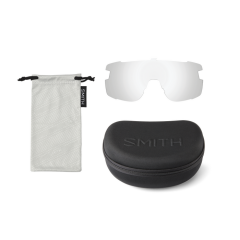 Smith Wildcat Gözlük - Matte Black (Red Mirror + Clear Lens)
