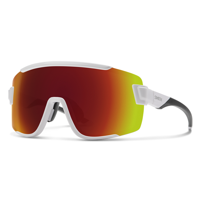 Smith Wildcat Gözlük - White (Red Mirror + Clear Lens)