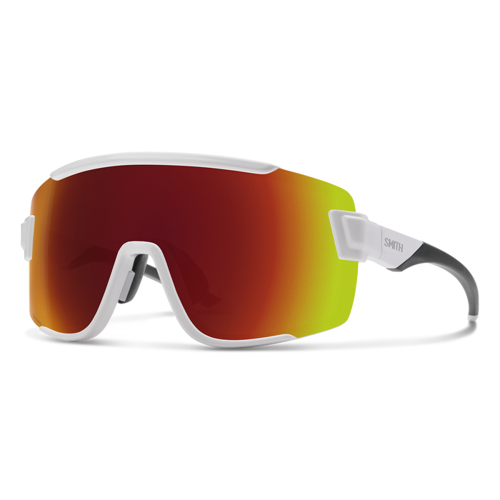 Smith Wildcat Gözlük - White (Red Mirror + Clear Lens)