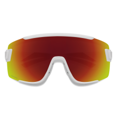 Smith Wildcat Gözlük - White (Red Mirror + Clear Lens)
