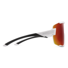 Smith Wildcat Gözlük - White (Red Mirror + Clear Lens)