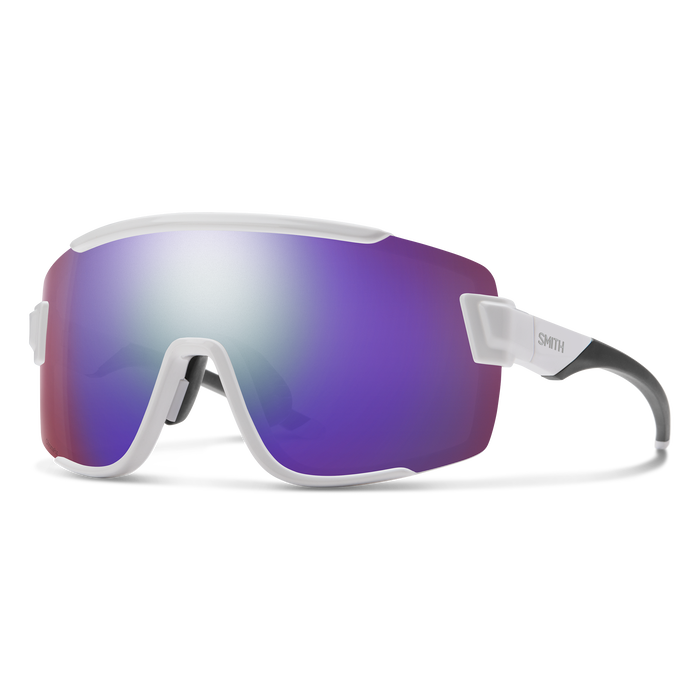 Smith Wildcat Gözlük - White (Violet Mirror + Clear Lens)