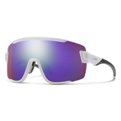 Smith Wildcat Gözlük - White (Violet Mirror + Clear Lens)