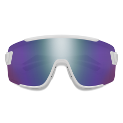 Smith Wildcat Gözlük - White (Violet Mirror + Clear Lens)