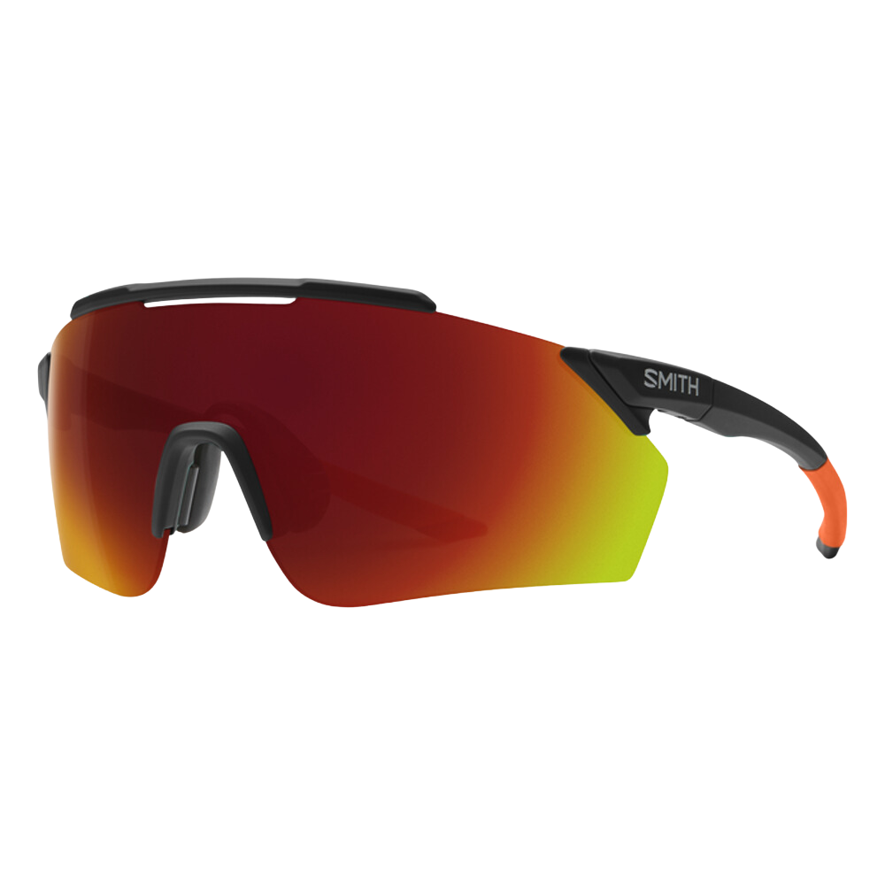 Smith Ruckus Gözlük - Matte Black Cinder (Red Mirror + Contrast Rose Lens)