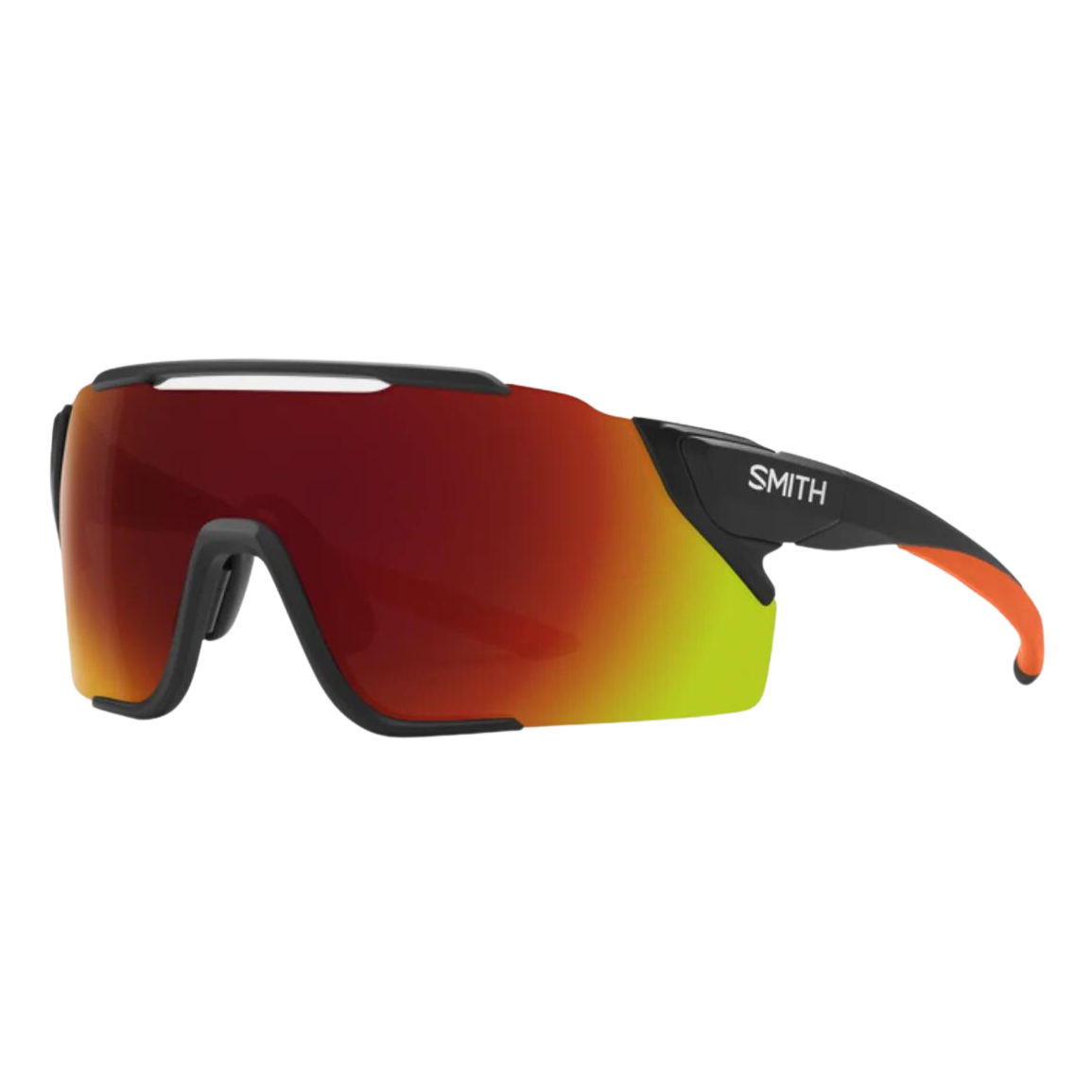 Smith Attack Mag MTB Gözlük - Matte Black Cinder (Red Mirror + Amber Lens)