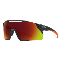 Smith Attack Mag MTB Gözlük - Matte Black Cinder (Red Mirror + Amber Lens)