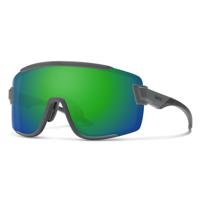 Smith Wildcat Gözlük - Matte Cement (Green Mirror + Clear Lens)