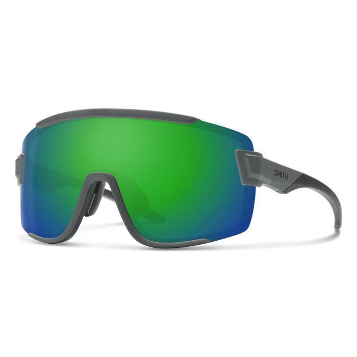 Smith Wildcat Gözlük - Matte Cement (Green Mirror + Clear Lens)