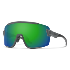 Smith Wildcat Gözlük - Matte Cement (Green Mirror + Clear Lens)