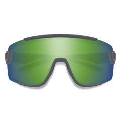 Smith Wildcat Gözlük - Matte Cement (Green Mirror + Clear Lens)