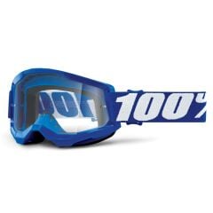 100% Strata 2 Goggle Gözlük - Blue - Clear