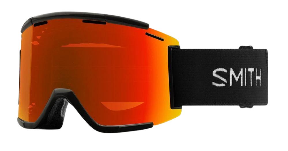 ﻿Smith Squad XL MTB Goggle Gözlük - Black (Everyday Red Mirror + Clear Lens)
