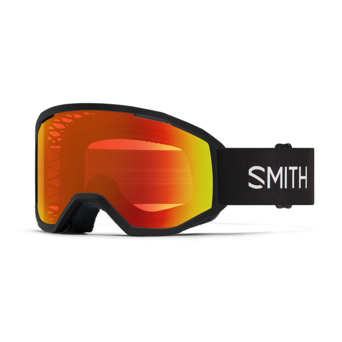 ﻿Smith Loam MTB Goggle Gözlük - Black (Red Mirror + Clear Lens)