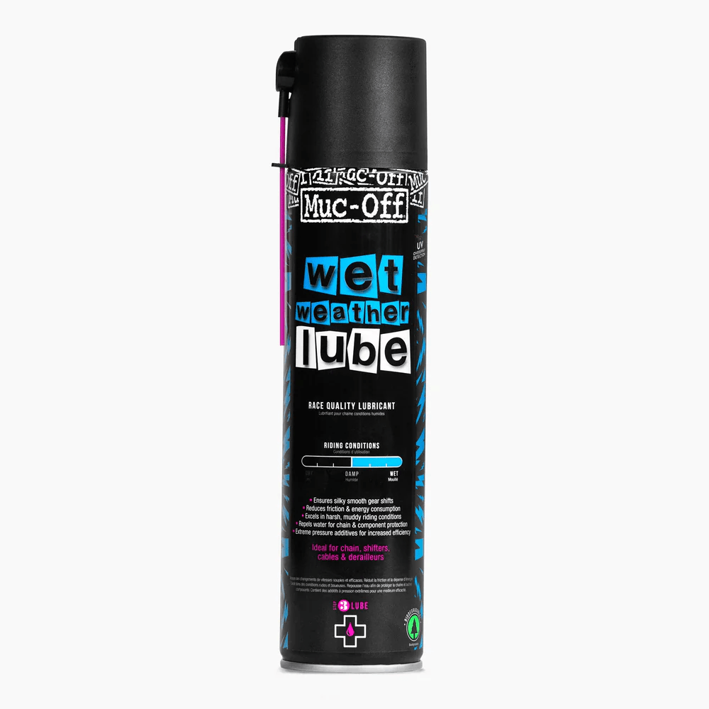 Muc-Off Wet Weather Lube Sprey Zincir Yağı - 400mL