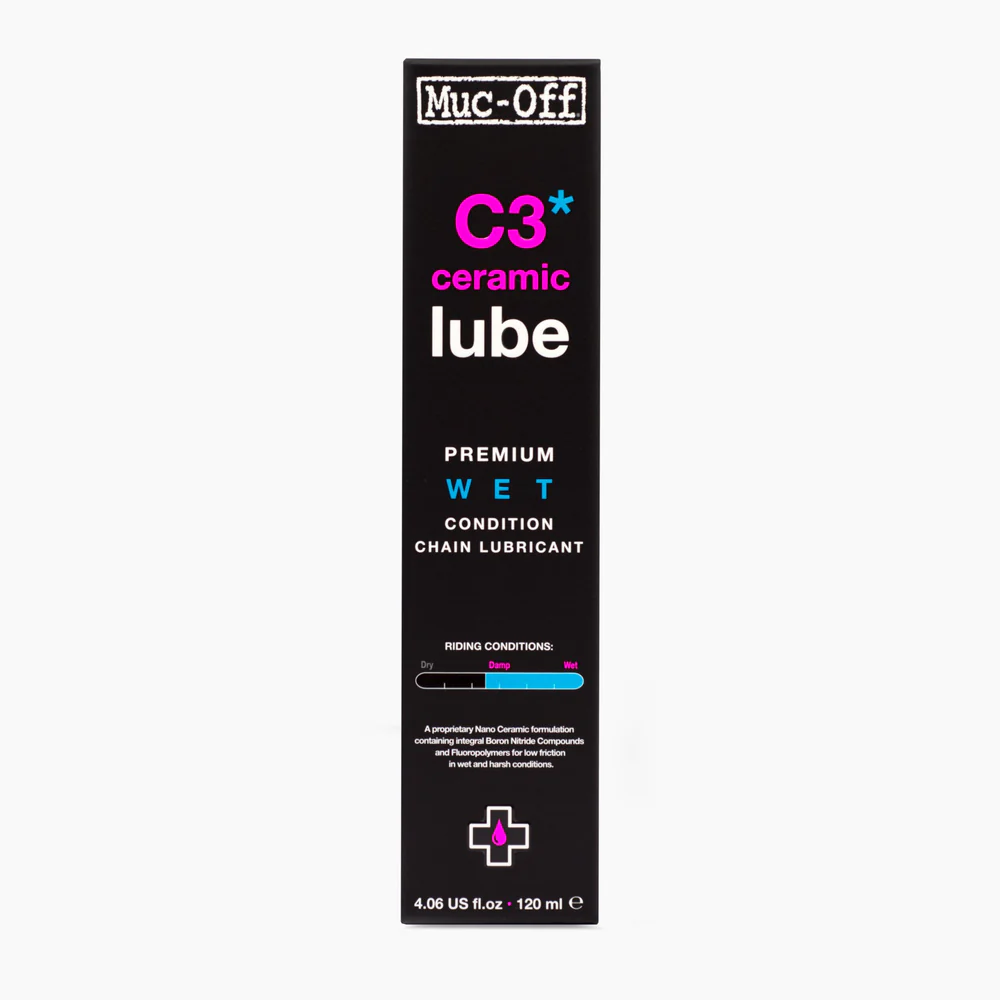 Muc-Off C3 Wet Weather Ceramic Lube Zincir Yağı - 120mL