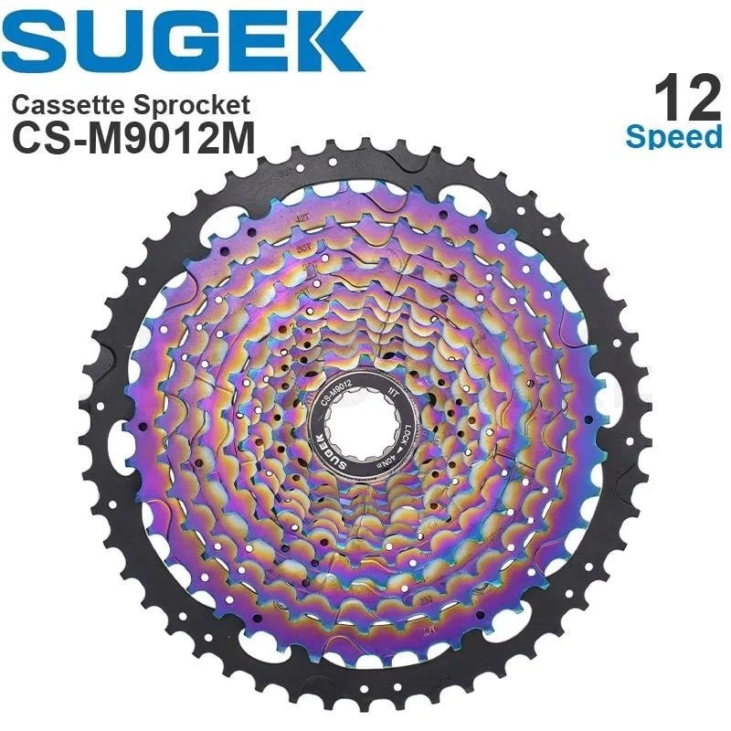SUGEK MTB 12 Vites 11-52T HG Ruble - Rainbow