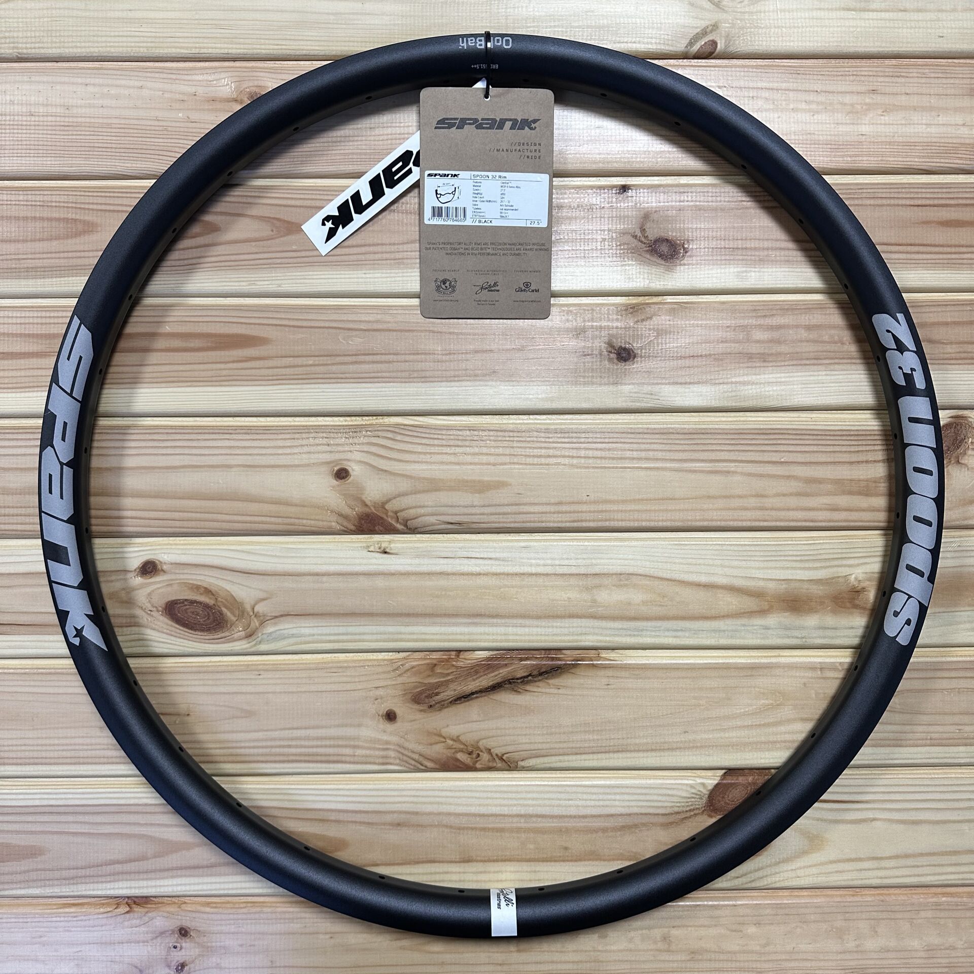 Spank Spoon 32 Jant Çemberi - 27,5 32H Siyah/Gri