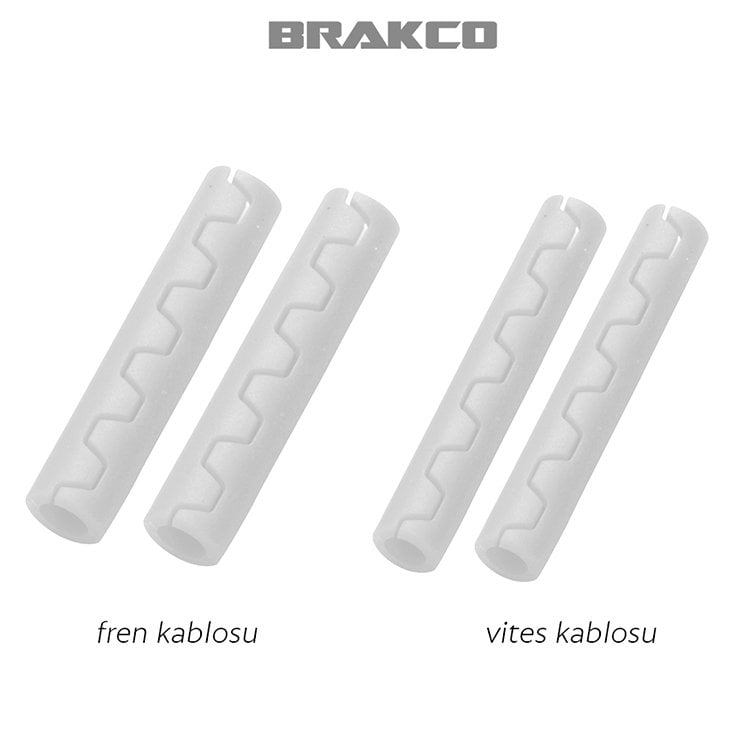 Brakco MBP-49/50 Kadro Kablo Koruma - Beyaz