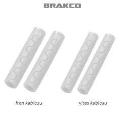Brakco MBP-49/50 Kadro Kablo Koruma - Beyaz