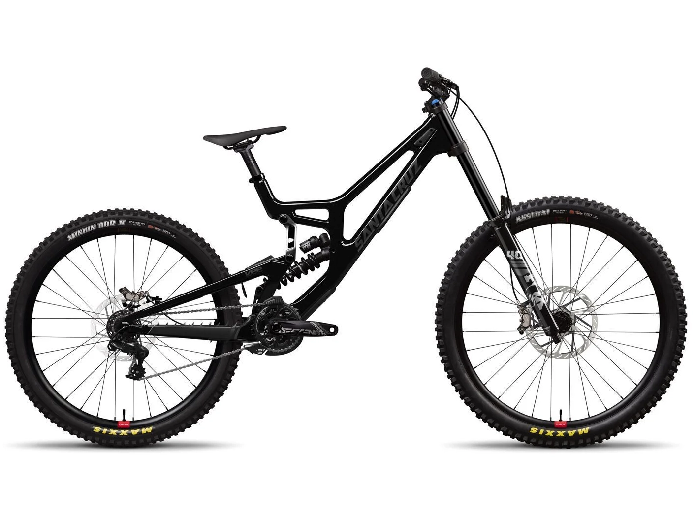 Santa Cruz V10 CC DH S - Gloss Black Speckle