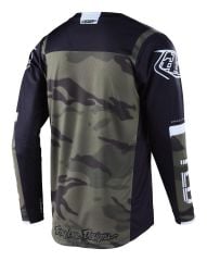 Troy Lee Design GP Jersey Uzun Kol Forma - Brazen Camo Army Yeşil