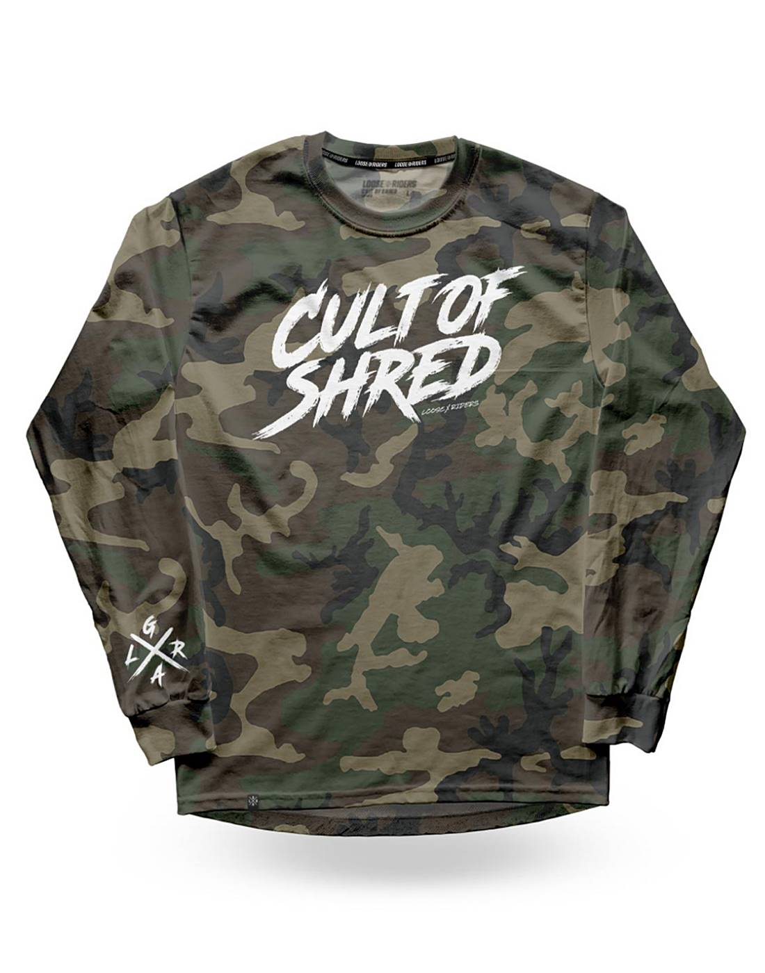 Loose Riders Shred Uzun Kol Jersey - Shred Camo