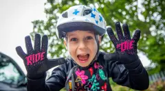 Muc-Off Youth Rider Çocuk Eldiven - Shred Hot Chilli Pepper