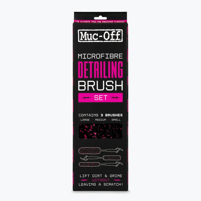 Muc-Off 3X Microfiber Detay Fırça Set