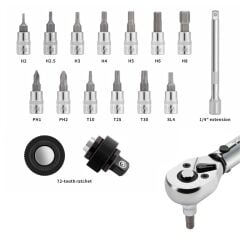 TOOPRE TL-2 Tork Anahtarı Seti