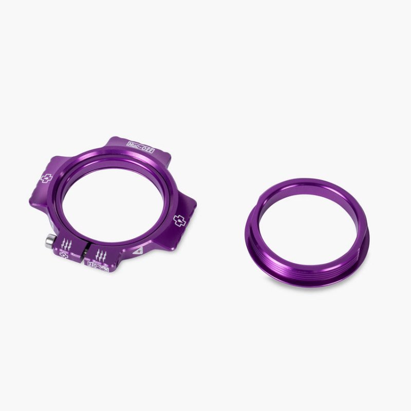 Muc-Off Crank Preload Ring Orta Göbek Gerdirme Kiti - Mor